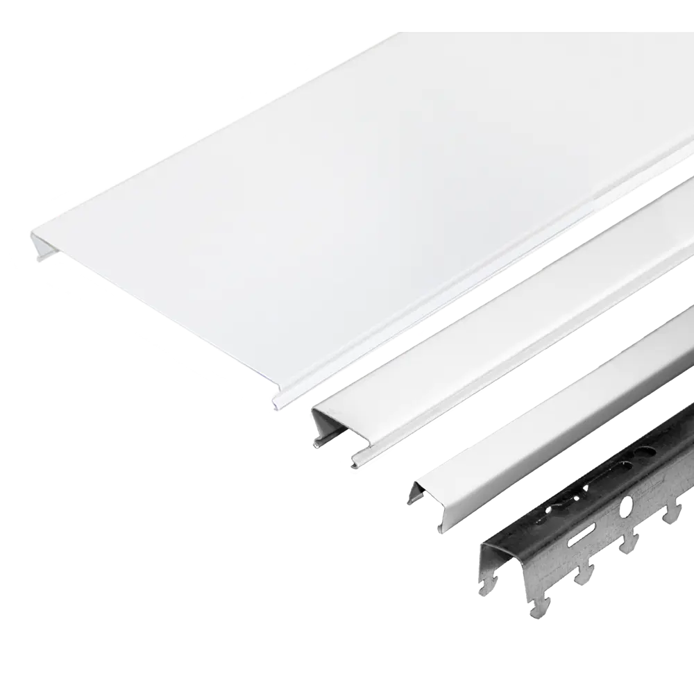 Комплект реечного потолка MONLID 2x2.075 м цвет белый матовый Нет STLM-2088126