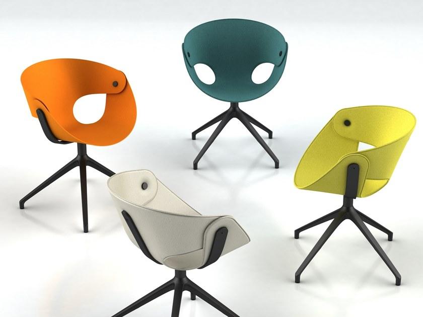 Tonon Стул с подлокотниками из кожи или ткани с паучьими ножками [email protected] 923.81 - Вид №7