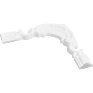 Декоративный угол для потолочного плинтуса NMC C07-C3 белый 4 шт 89342770