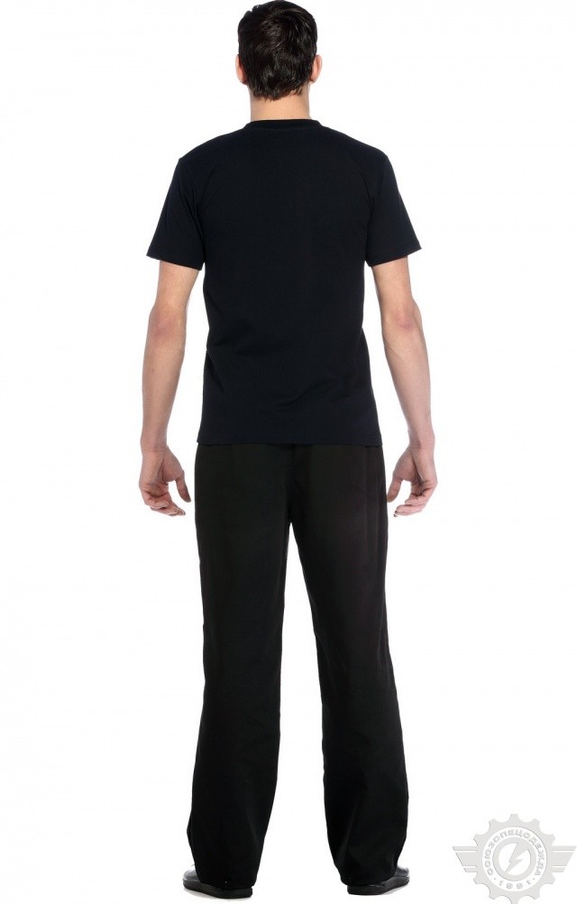 61058 Футболка "Престиж" темно-синяя  Одежда для официантов  размер XXXL (56) Спецодежда  - Вид №9