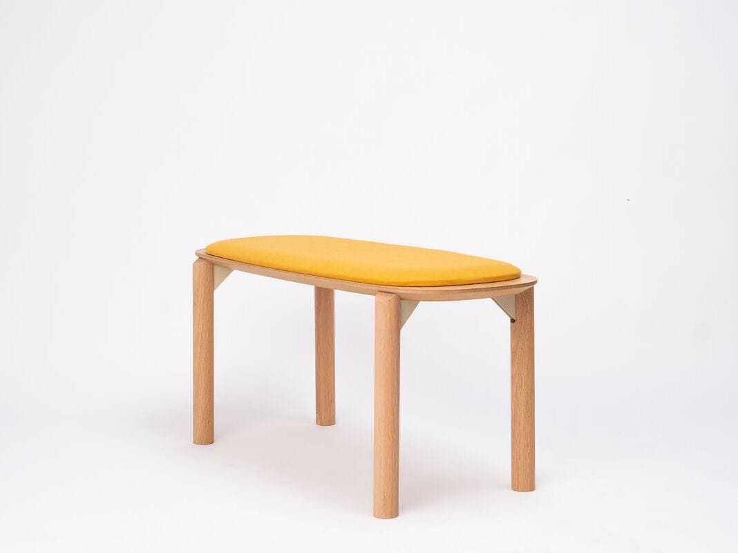 Деревянная мягкая скамейка ONDARRETA Juno ARCH-00066793 - Вид №3