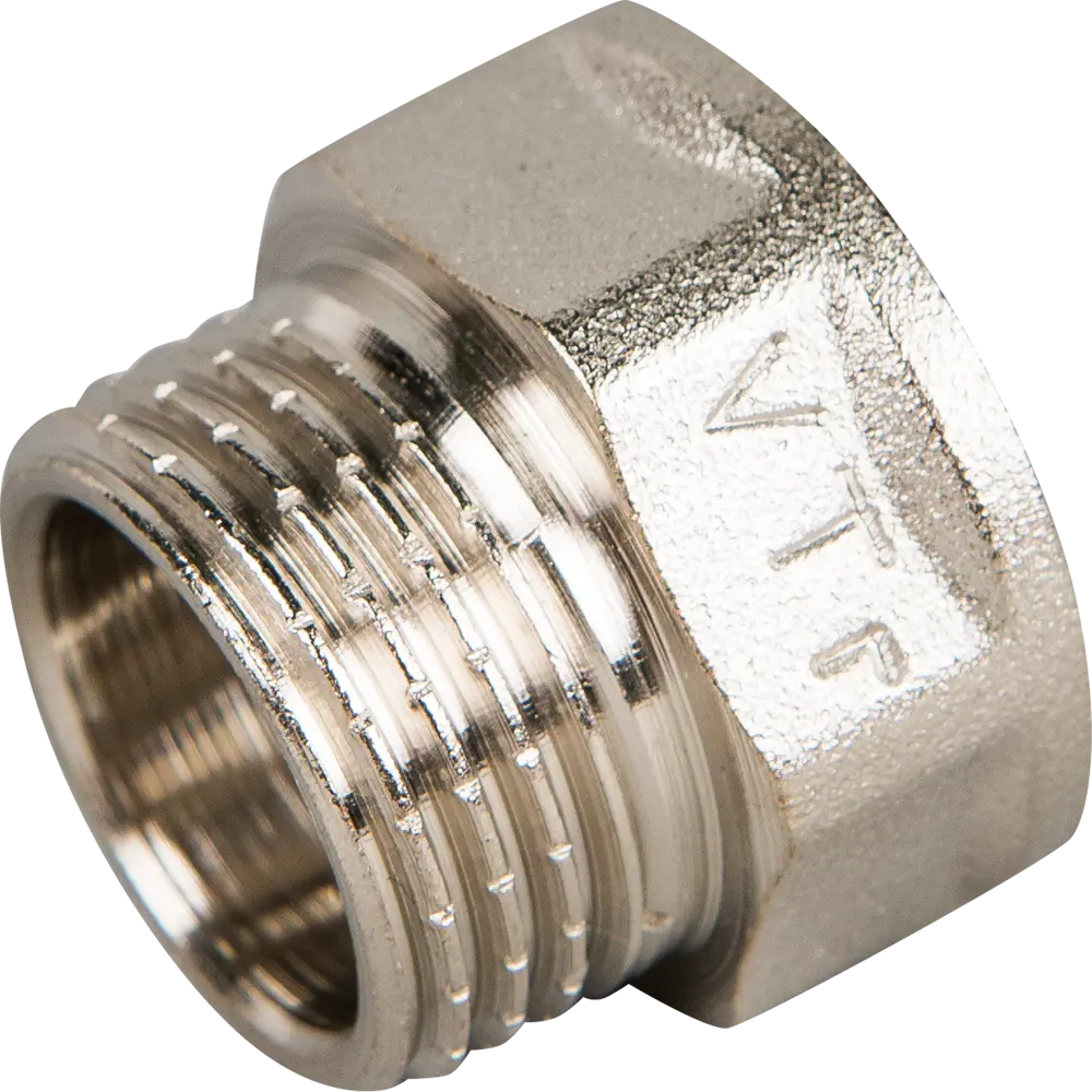 Удлинитель Valtec ø1/2"х10 мм ВР-НР никелированная латунь STLM-2190794