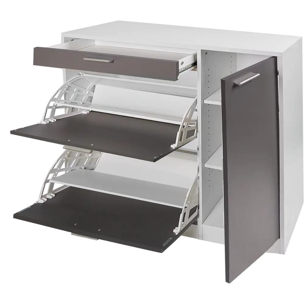 Каркас обувницы 95.3x103 см ЛДСП цвет белый Santreyd STLM-2036816