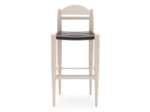 Высокий стул из ясеня с мягким сиденьем