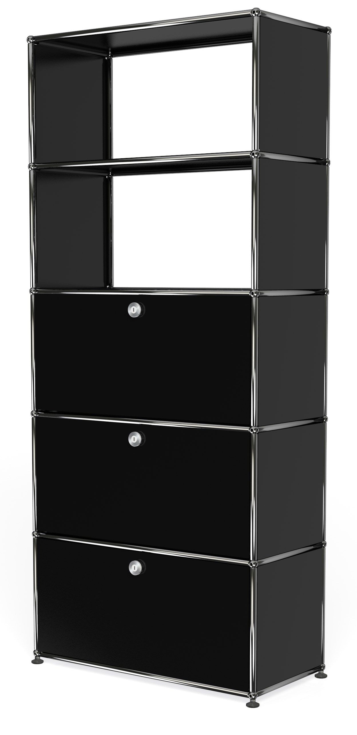 Секционный книжный шкаф из металла USM USM Haller System ARCH-00108209 - Вид №7