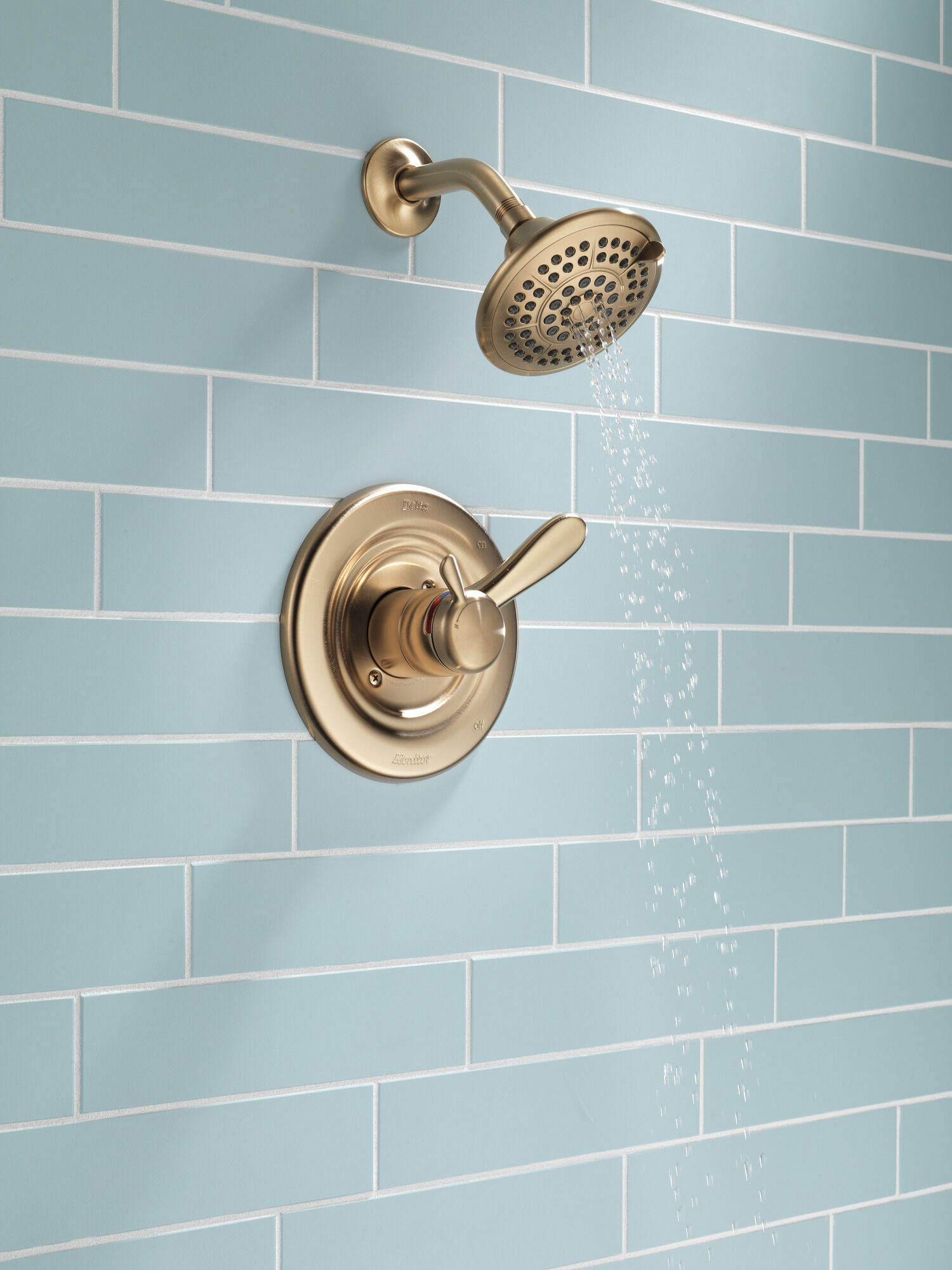 T17238-CZ Облицовка для душа Monitor® серии 17 Delta Faucet Lahara Шампанское бронза  - Вид №9