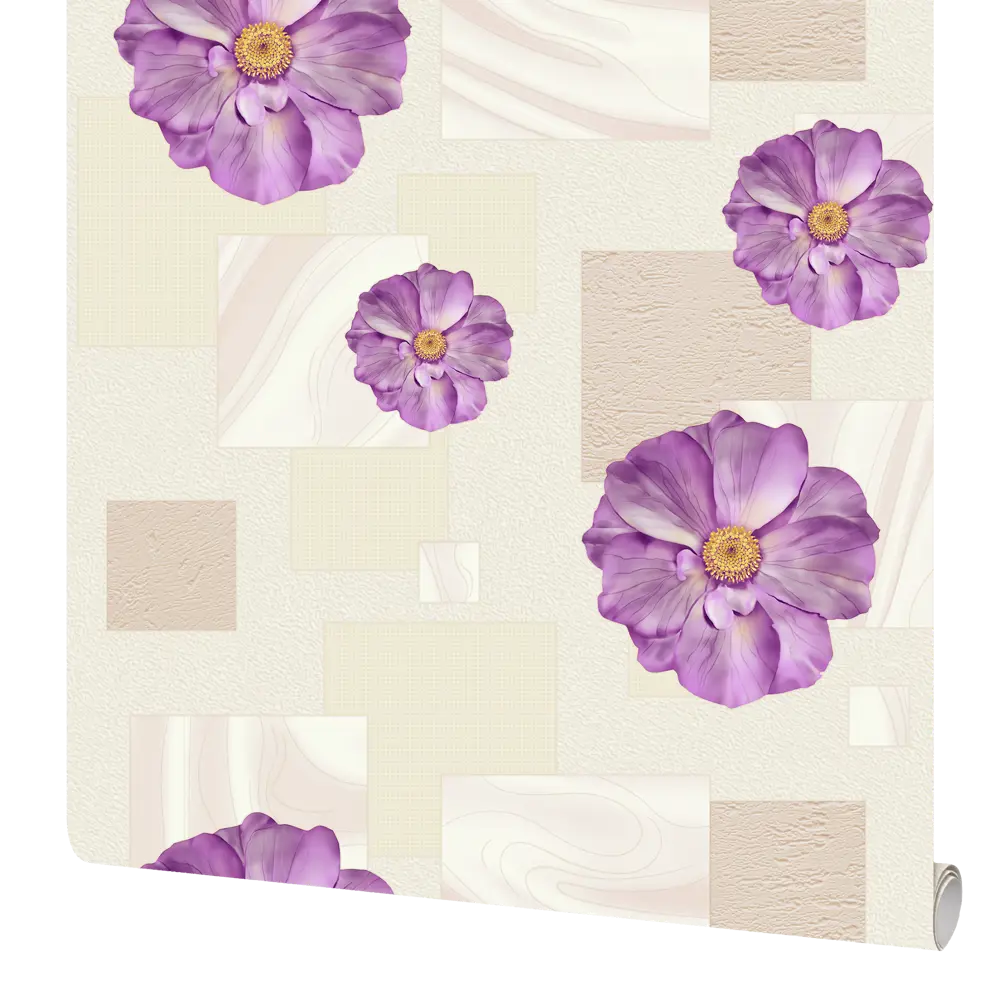 Обои виниловые Elysium Герда фиолетовые 0.53 м 97503 STLM-2092288