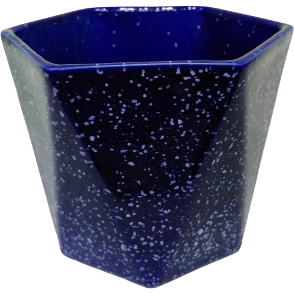 Кактусник 9x10x9 см v0.49 л керамика синий Santreyd STLM-2085146