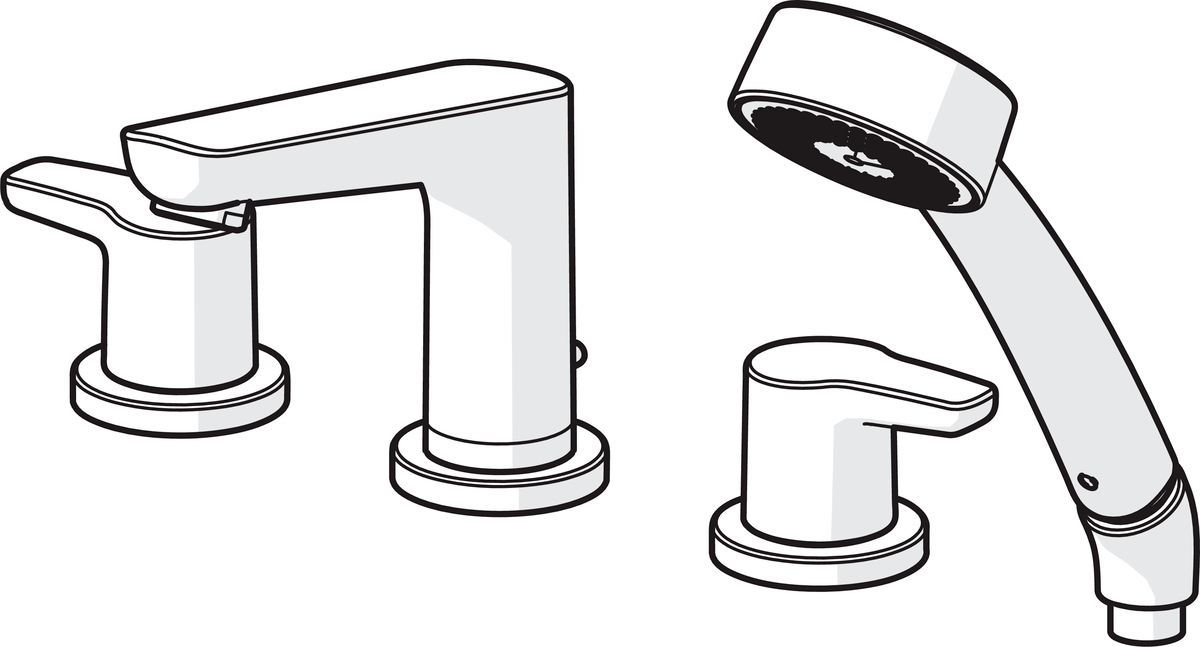 Oras 3943 Смеситель для ванны 3943 Saga Хром  - Вид №2