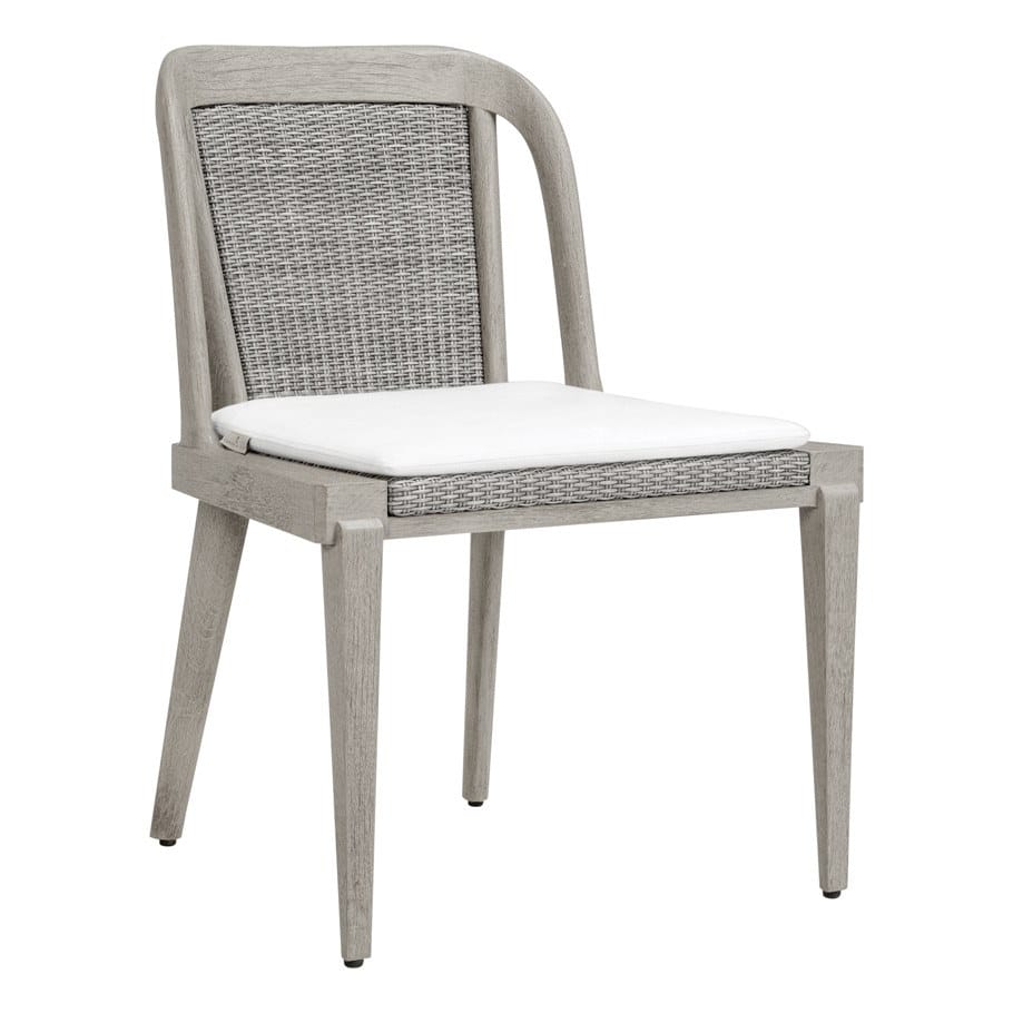 Садовый стул из тикового дерева и JanusFiber® JANUS et Cie Альпинарий ARCH-00045201 - Вид №3