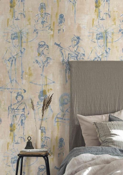 Jannelli&Volpi Обои из растительного волокна Jv 451 yumiko sun-id-1386794 - Вид №1