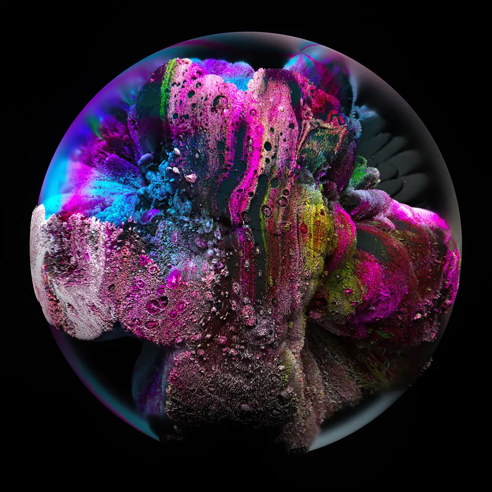 Картина на стекле «Космо» 40x40 см цвет фиолетовый 82977320 STLM-2126550 ARTABOSKO 