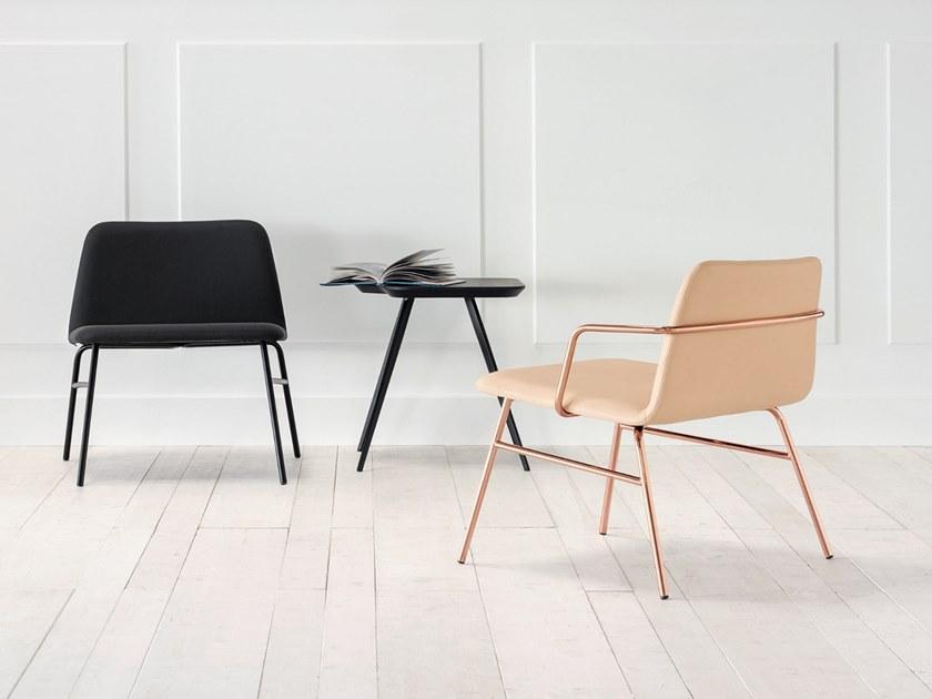 TrabA' Кожаное кресло с подлокотниками Bardot 0035- met-tu-cb - Вид №2