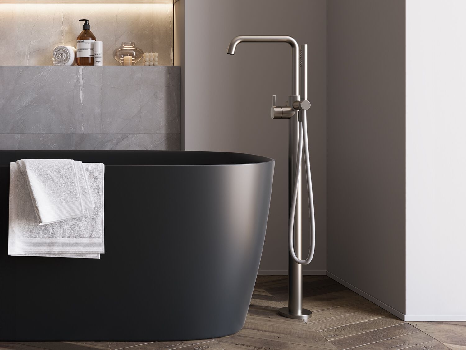 Смеситель для ванны из латуни Hotbath Ace ARCH-00099927