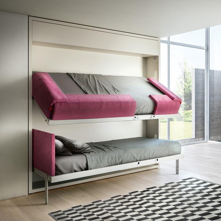 Двухъярусная кровать из выдвижного меламина Kali Santreyd sun-id-1371928 - Вид №7