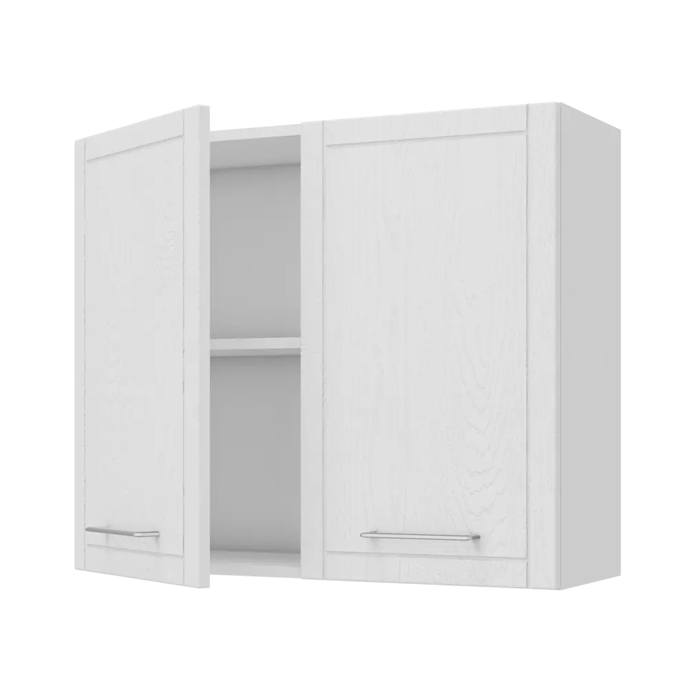 Кухонный шкаф навесной Агидель 80x67.6x29 см МДФ цвет белый DELINIA STLM-2206758 - Вид №2