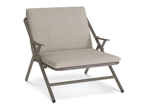 Садовое кресло из ткани и алюминия