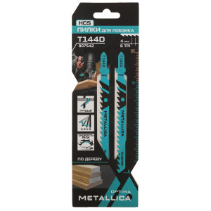 Пилки для лобзика METALLICA Optima T144D 9194010