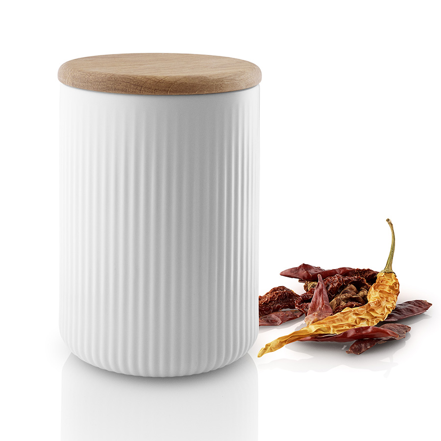 Банка с крышкой 1 л белая Legio nova EVA SOLO  00-3872328 Белый  - Вид №2