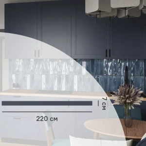 Фасад кухонный KONSENSA Котлас синий с филенкой 89409663