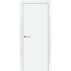 Комплект двери глухая 70x200 см финиш-бумага цвет белый с добором 200 мм