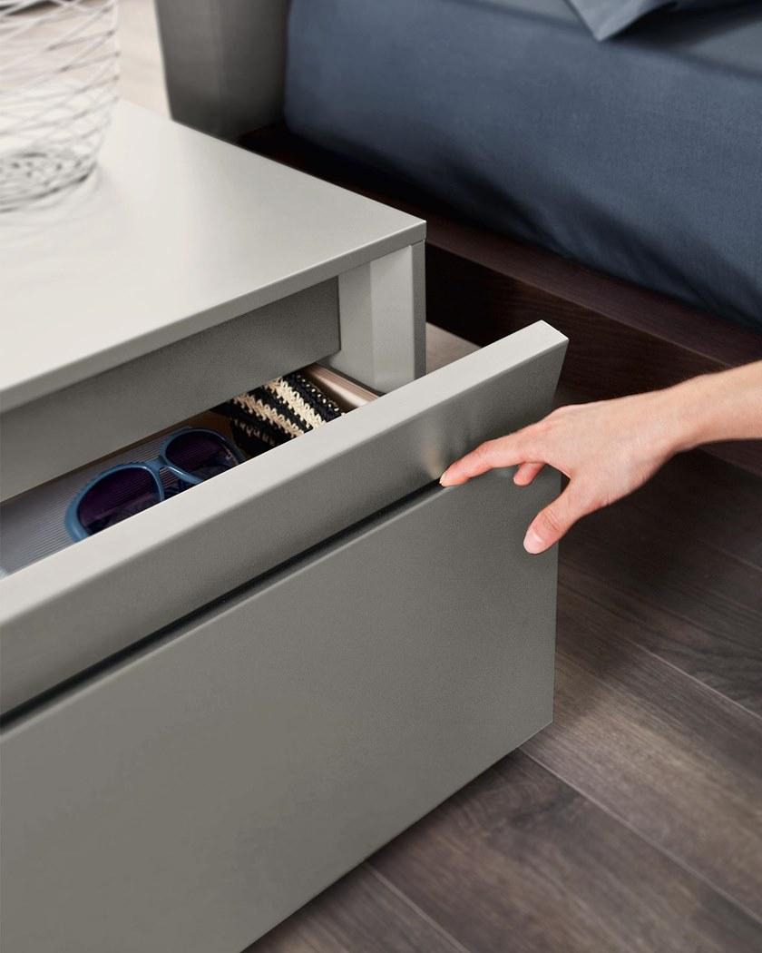 ZANETTE Комод из лакированного дерева со встроенными ручками Push sun-id-1394659 - Вид №5