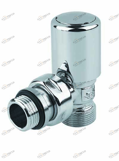 Carlo Poletti V140101CB Клапан двухтрубный с держателями. Версия прямая с подключением медной или пластиковой трубы. Межосевое расстояние 50 мм 