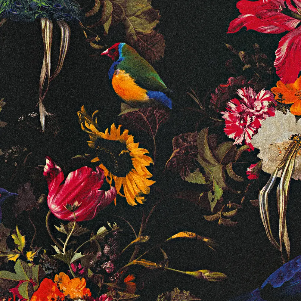 Обои флизелиновые Erismann Wild Mix чёрные 1.06 м 12010-15 Santreyd STLM-2094497 - Вид №1