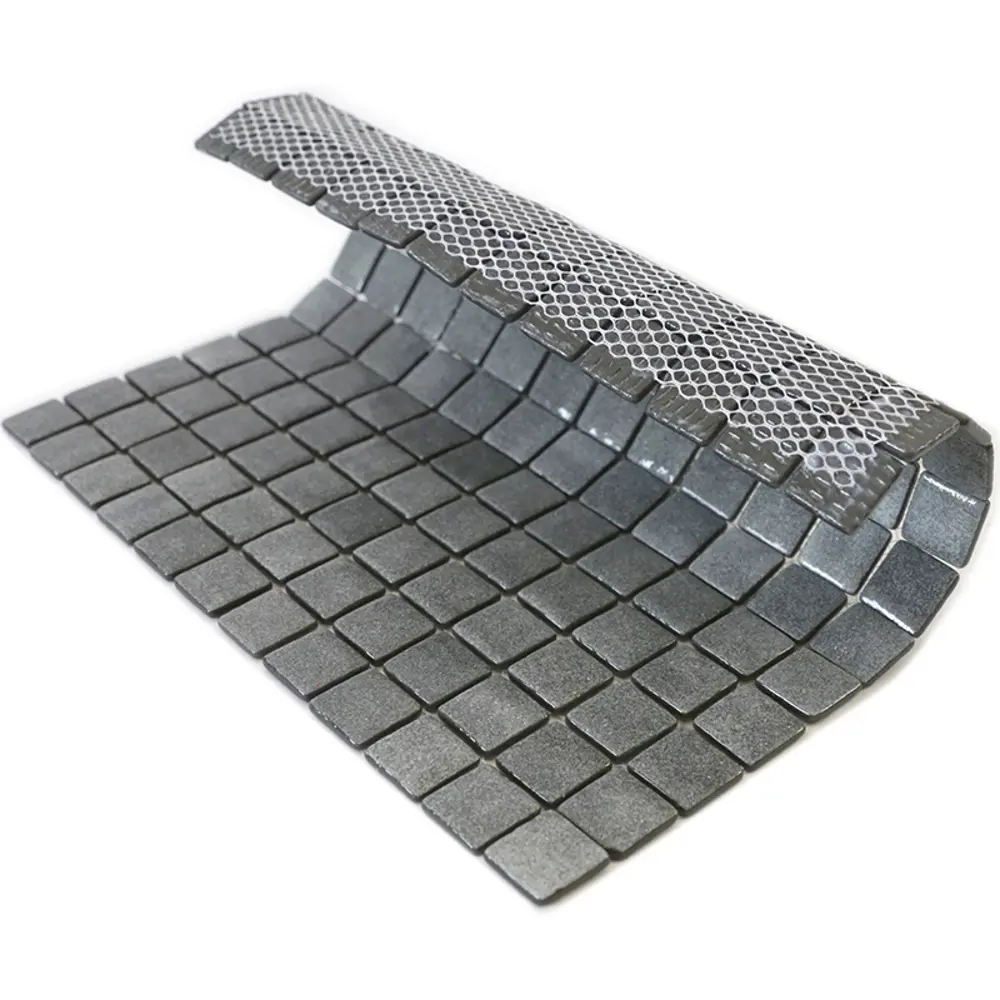 Мозаика стеклянная Natural STP-GR009 31.5x31.5 см цвет темно-серый Santreyd Steppa STLM-2120361 - Вид №2