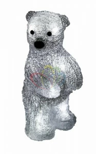 Светодиодная фигура "Медвежонок" 22 см SUPERNW СВЕТОВЫЕ ФИГУРЫ 217559 Белый