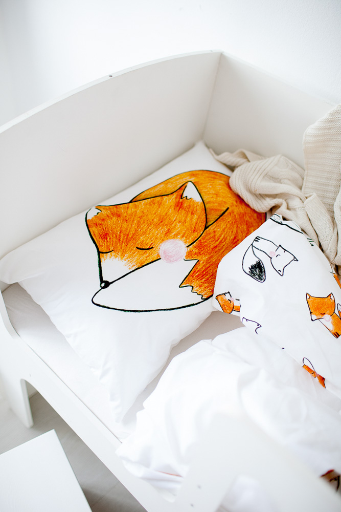 Комплект детского постельного белья "Лесные животные" VAMVIGVAM  282086 Белый;оранжевый Santreyd  - Вид №3