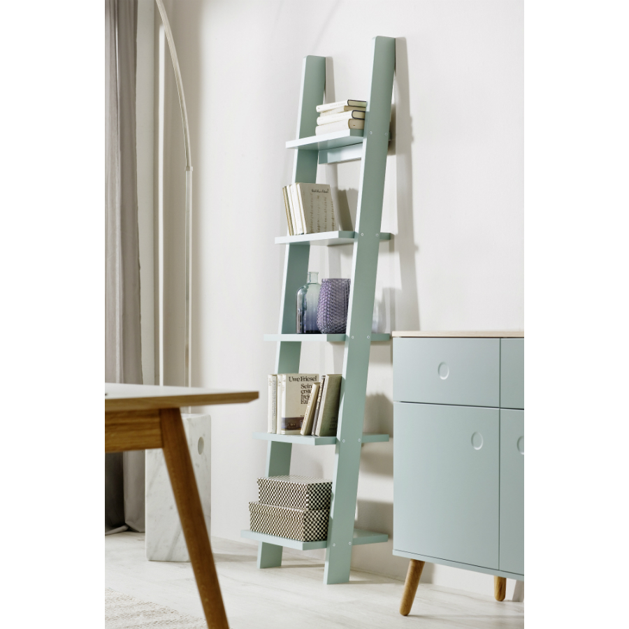 Сервант Tenzo Dot, 86х192х43 см, дуб, зеленый 1678676 - Вид №6