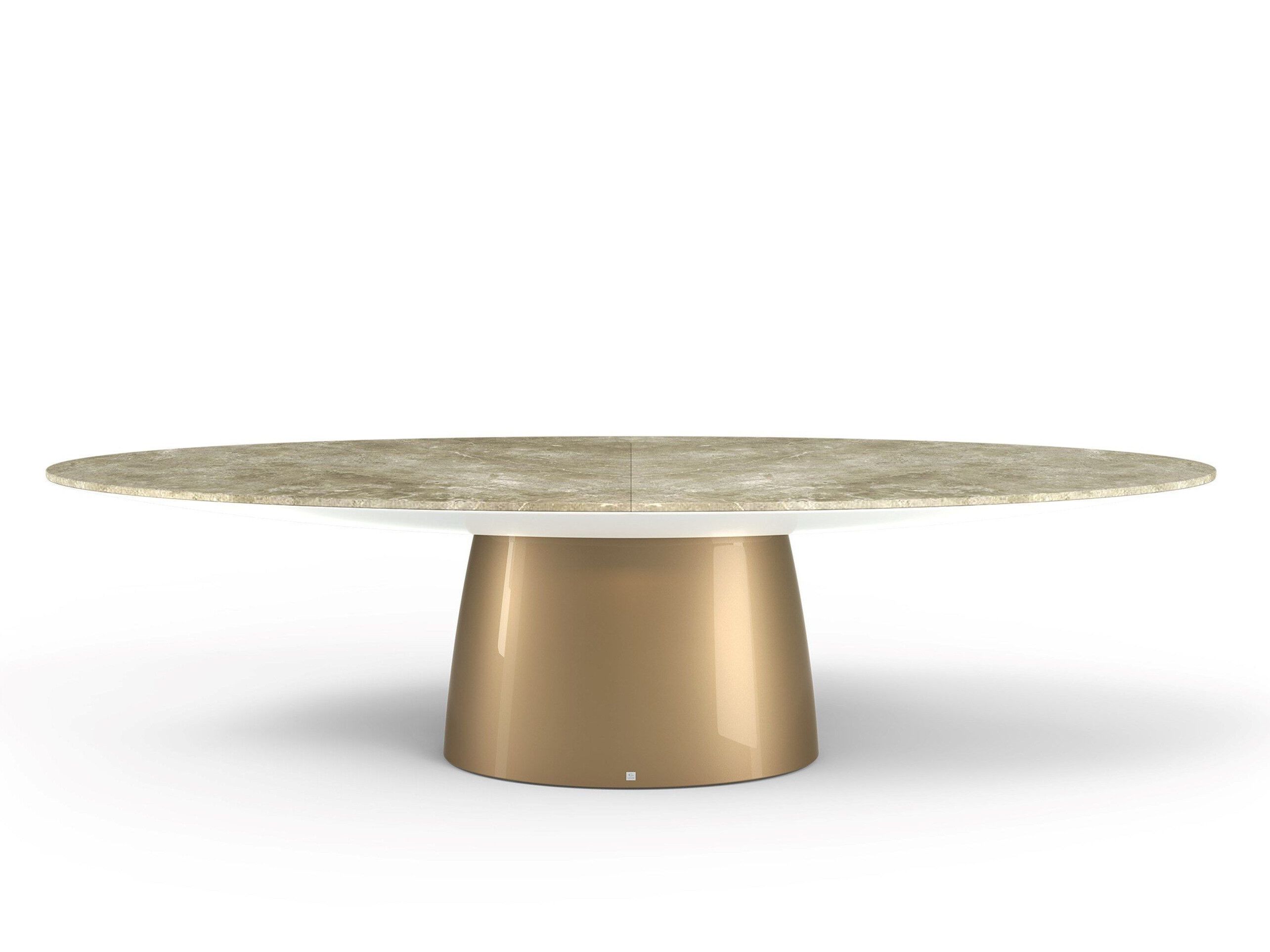 Овальный стол из стекловолокна с мраморным верхом GANSK MAGNA ARCH-00112162 - Вид №10