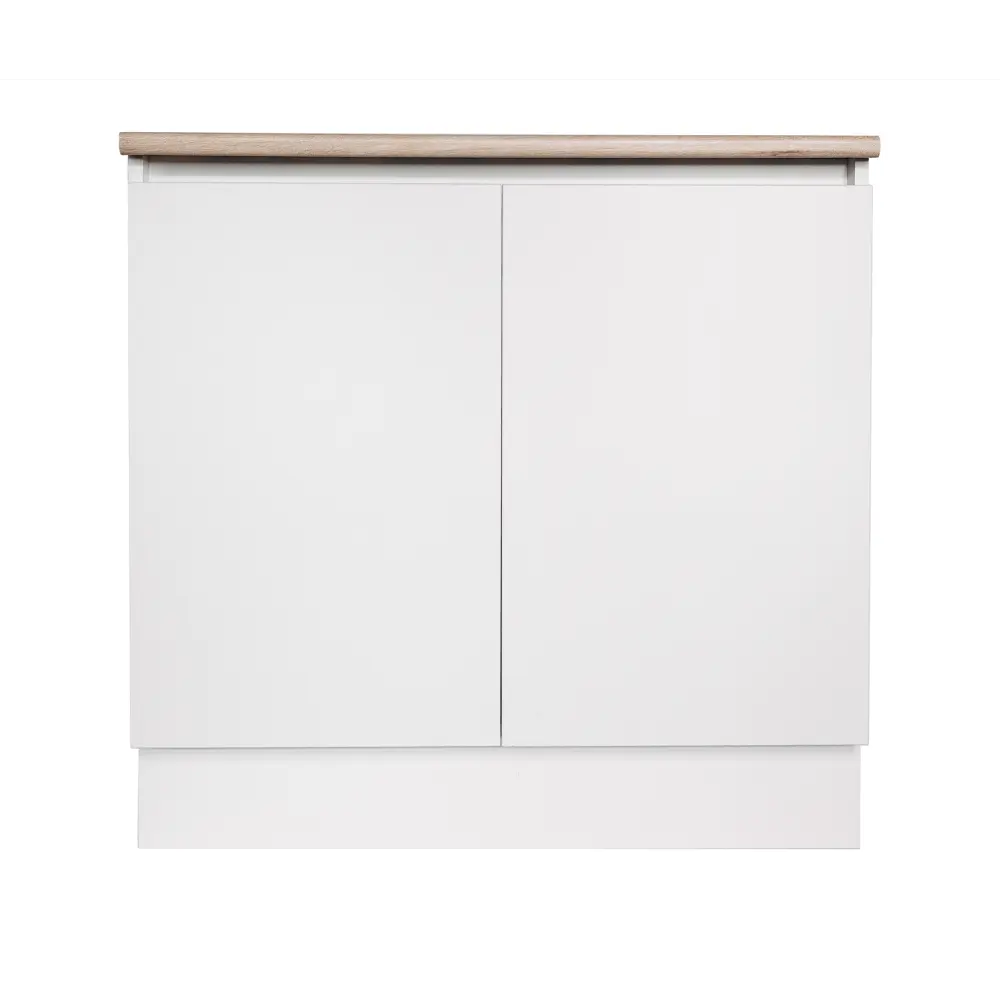 Кухонный шкаф напольный Миус 80x85x60 см ЛДСП цвет белый Santreyd STLM-2094121