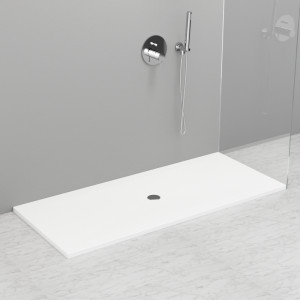 704908 Душевой поддон из акрила h3 с антислипом белый в комплекте с сифоном., цвет Белая глазурь Kerasan DOCCIA Италия