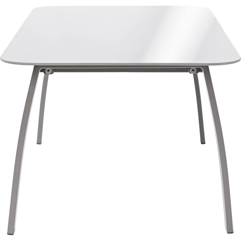 Стол садовый Alma 85x45x35 см сталь/стекло серый Santreyd STLM-2181915 - Вид №2