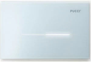 PUCCIPLAST Кнопка смыва для стеклянного унитаза Sfioro