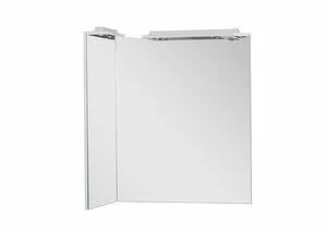 Зеркало Aquanet Корнер 88 L белый