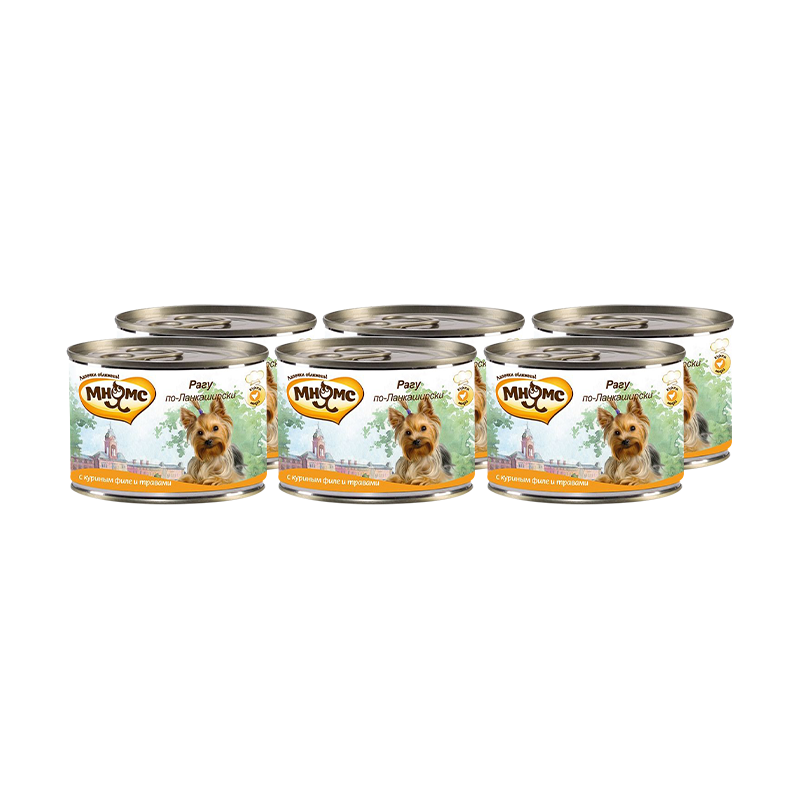 ПР0027409*6 Корм для собак Pro pet Рагу по-Ланкаширски, куриное филе, травы конс. 200г (упаковка - 6 шт) МНЯМС 