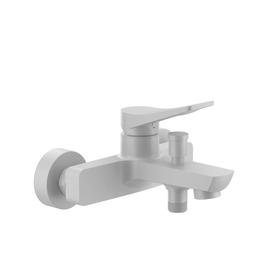 Смеситель для ванны 59013 279 Gessi Rilievo МАТОВО-БЕЛЫЙ 59013279