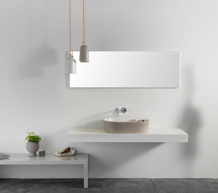 comp_stepbi Накладная раковина на столешницу  прямоугольная Ex.T  - Вид №4