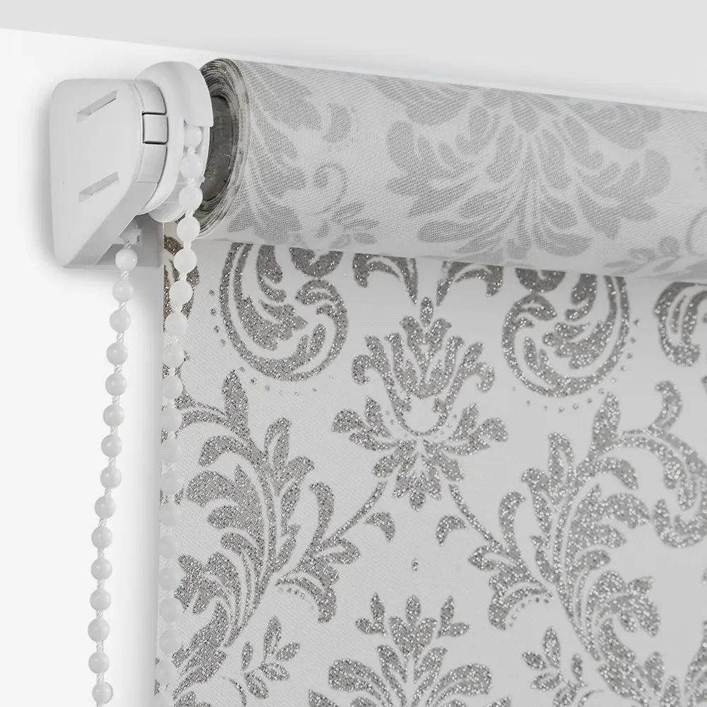 Штора рулонная Legrand Дамаск 70x175 см цвет серый DOMLEGRAND STLM-2122832 - Вид №1