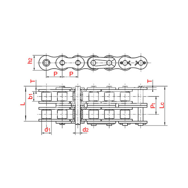 IS4293 Переходное звено для цепи 06B-2F ISKRA  - Вид №2