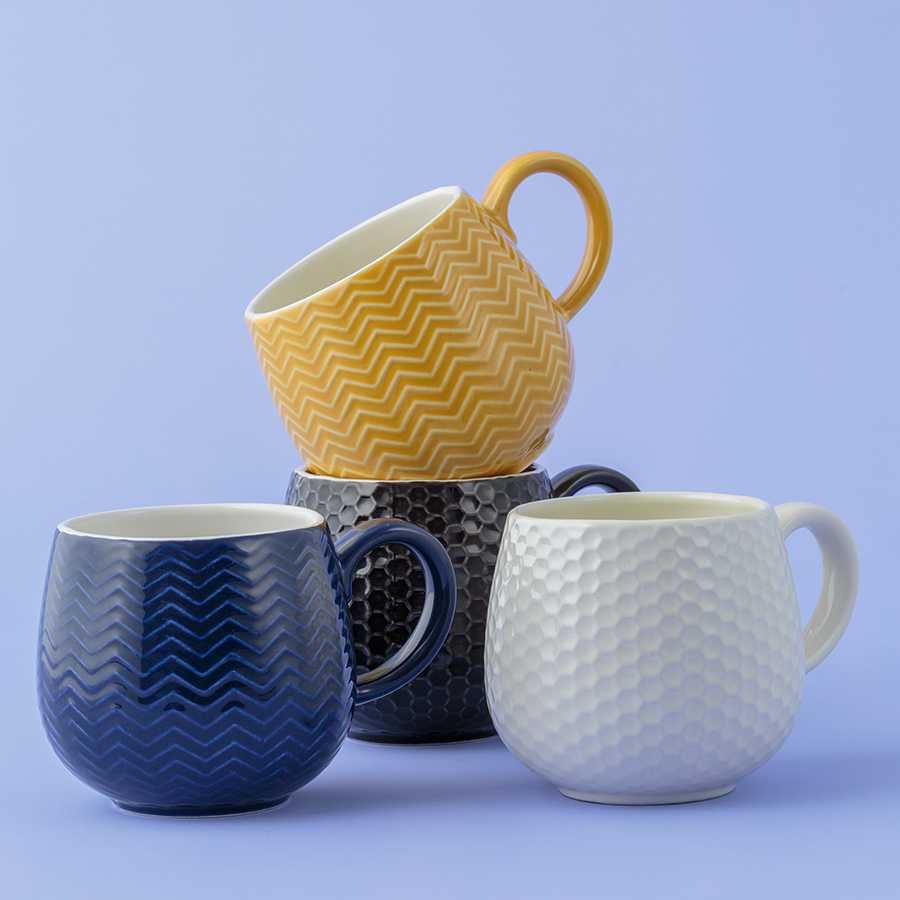 2002.143 Кружка embossed, 350 мл, синяя Mason Cash  - Вид №3