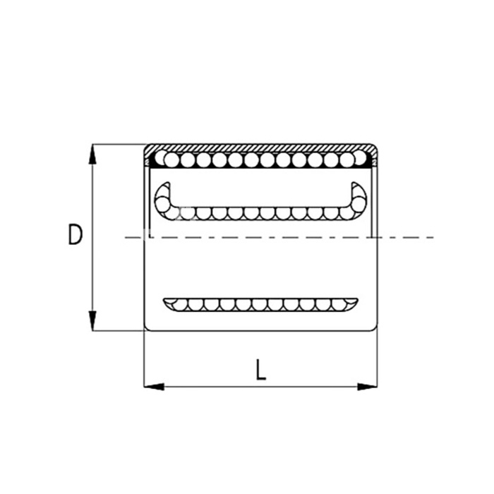 IS628 Линейный подшипник KH4060-PP ISKRA  - Вид №1