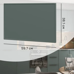 Фасад кухонный DELINIA ID Инта зеленый с филенкой 59.7×38.1 см 89349173