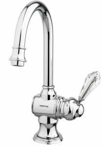 Bronces Mestre Смеситель для умывальника с кристаллами swarovski® с глянцевой поверхностью Adriatica 058203.f00.50