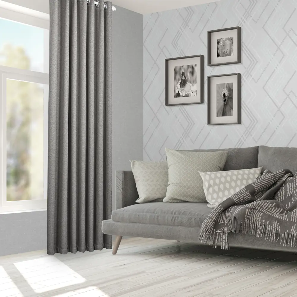 Обои флизелиновые Ateliero Jameson серые 1.06 м 889084 STLM-2000929 - Вид №3