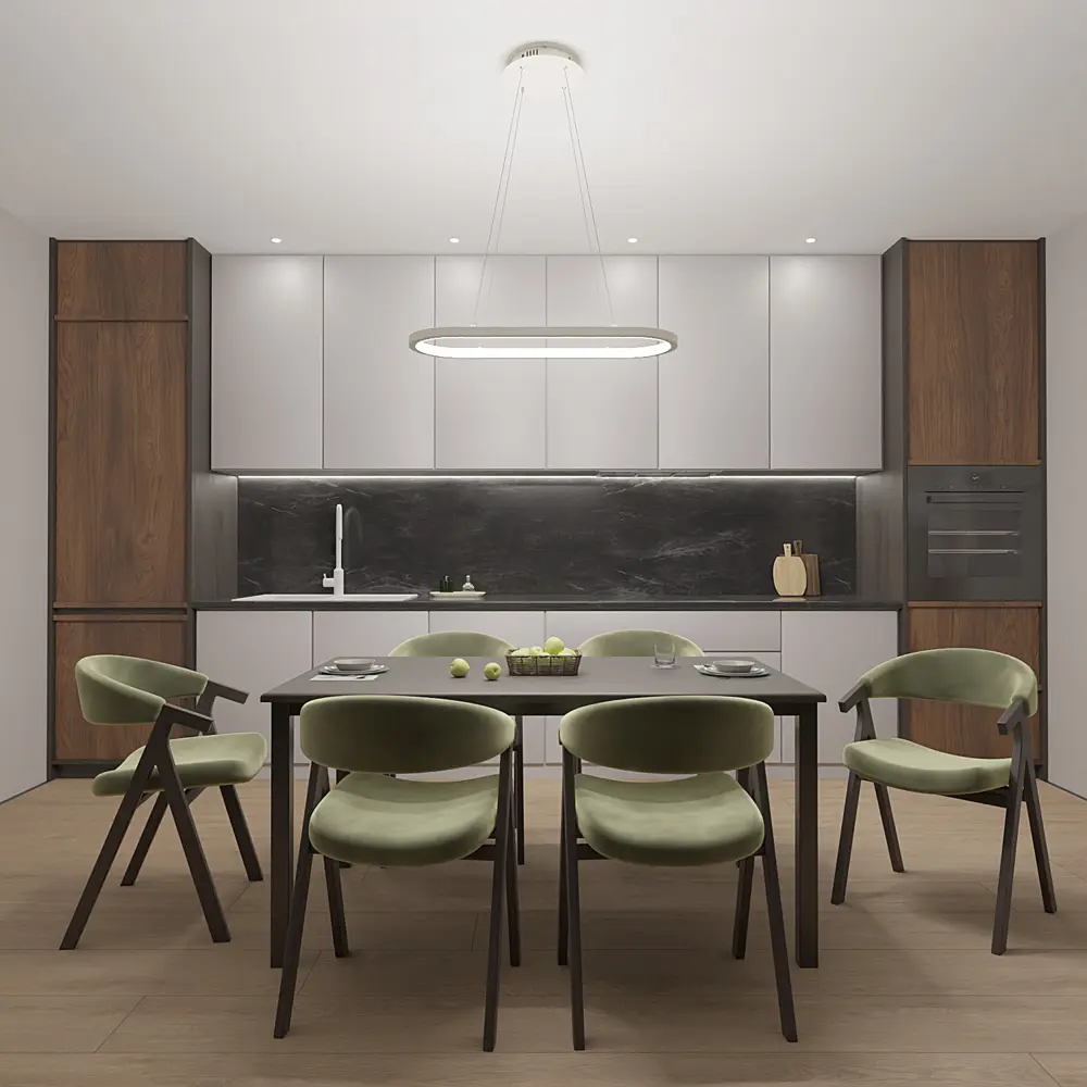 Люстра потолочная светодиодная диммируемая Ritter Rivo 52092 8 с д/у 62 Вт 15 м² 2700К-6500К цвет белый 84339765 STLM-2024549  - Вид №11