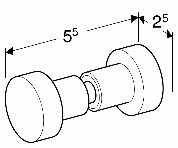 500.897.00.5 Подвесная раковина настенная прямоугольная IDO  черная  - Вид №5